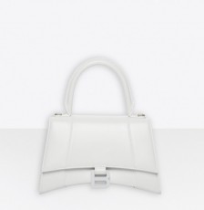 巴黎世家 HOURGLASS SMALL TOP HANDLE BAG（白色）