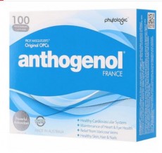 Anthogenol 月光寶盒花青素葡萄籽膠囊 100粒