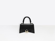 巴黎世家 HOURGLASS XS TOP HANDLE BAG