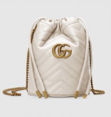 GUCCI GG Marmont迷你水桶袋