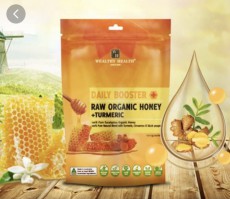 Wealthy Healthy 姜黃原生有機蜂蜜12*5g