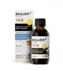 Brauer幼兒麥盧卡蜂蜜乾咳舒適液100 mL(兩歲+)