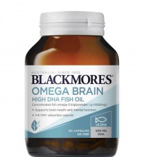 Blackmores OMEGA BRAIN 高濃度DHA深海魚油健腦配方膠囊60粒（買三件起九折）