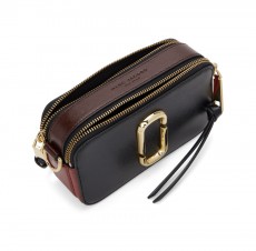  MARC JACOBS 黑色 The Snapshot 單肩包 