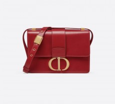 Dior 30 MONTAIGNE 手袋 紅色抛光小牛皮